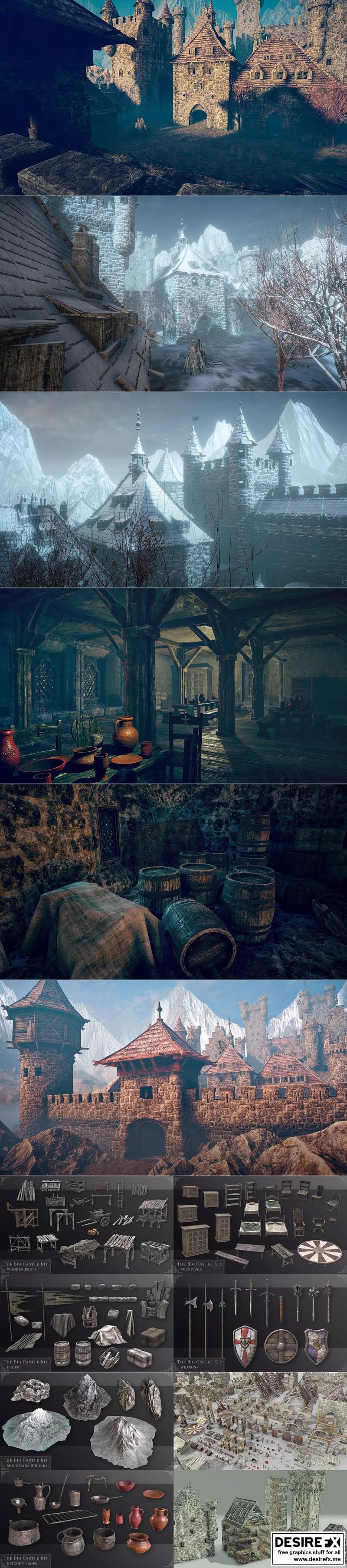 Desire FX 3d models | Asset Store – The Big Castle Kit