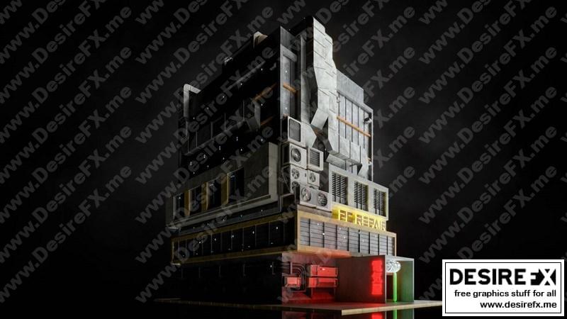 Desire FX 3d models | Kitbash3D – Cyberpunk