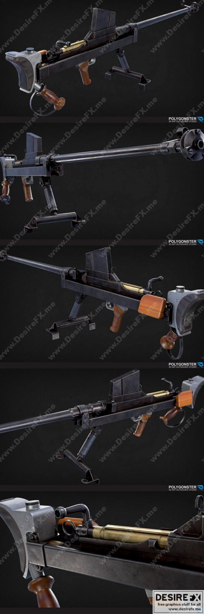 Desire FX 3d models | Anti-tank rifle 3D Model
