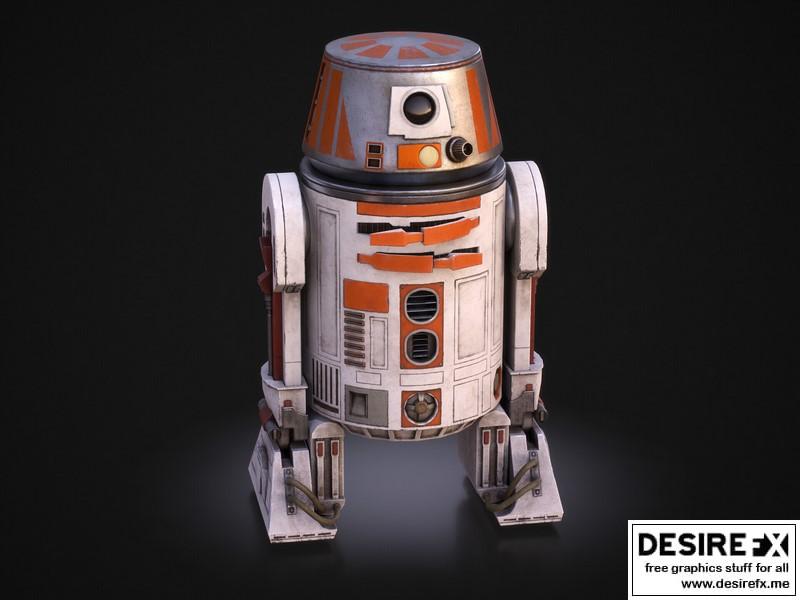 Desire FX 3d models | R6 Droid – Star Wars Fan art