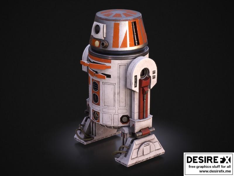 Desire FX 3d models | R6 Droid – Star Wars Fan art