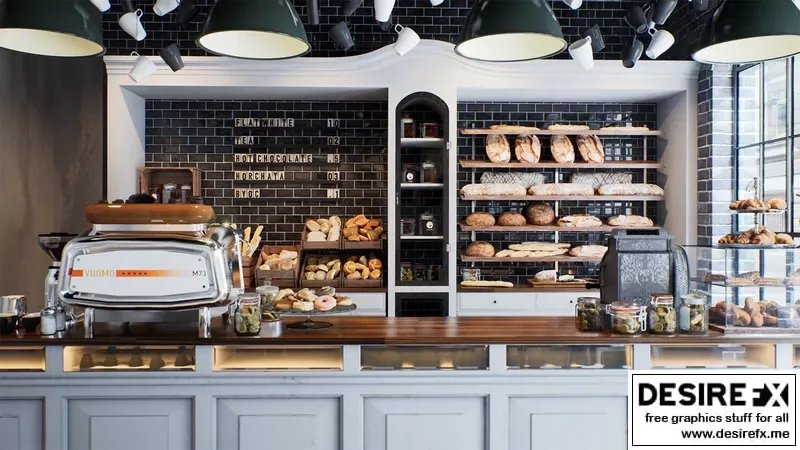 Desire FX 3d models | VP Real Food and Coffee Bakery v4.27