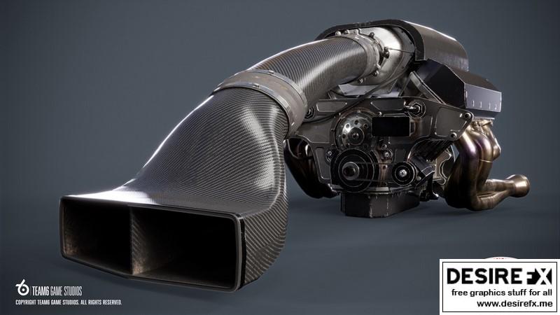 Pro Stock Rendering Desire FX 3d models | Prostock Engine NHRA Championship Drag Racing