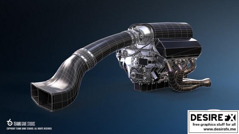 Desire FX 3d models | Prostock Engine NHRA Championship Drag Racing