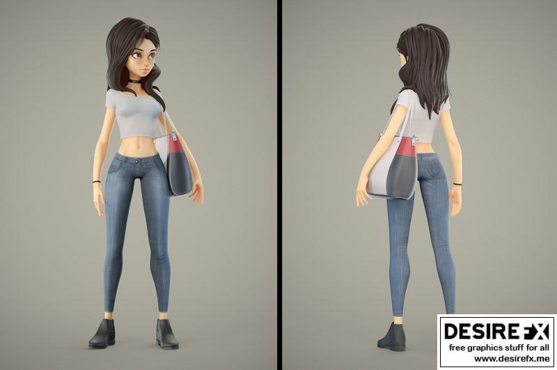 Desire FX 3d models | Cute Girl