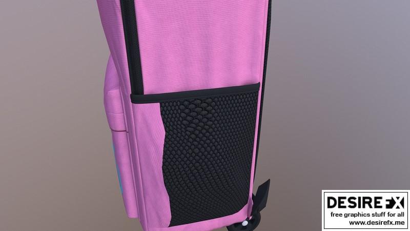 Desire FX 3d models | Children School Bag 3D Model