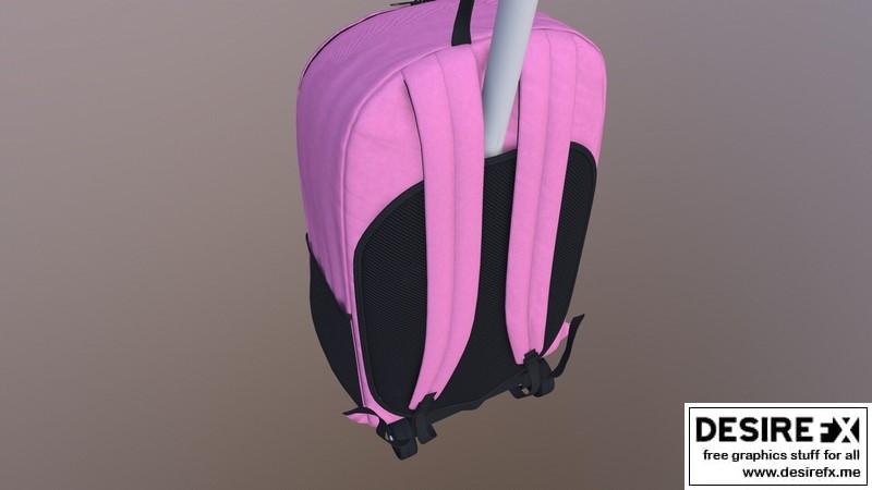 Desire FX 3d models | Children School Bag 3D Model