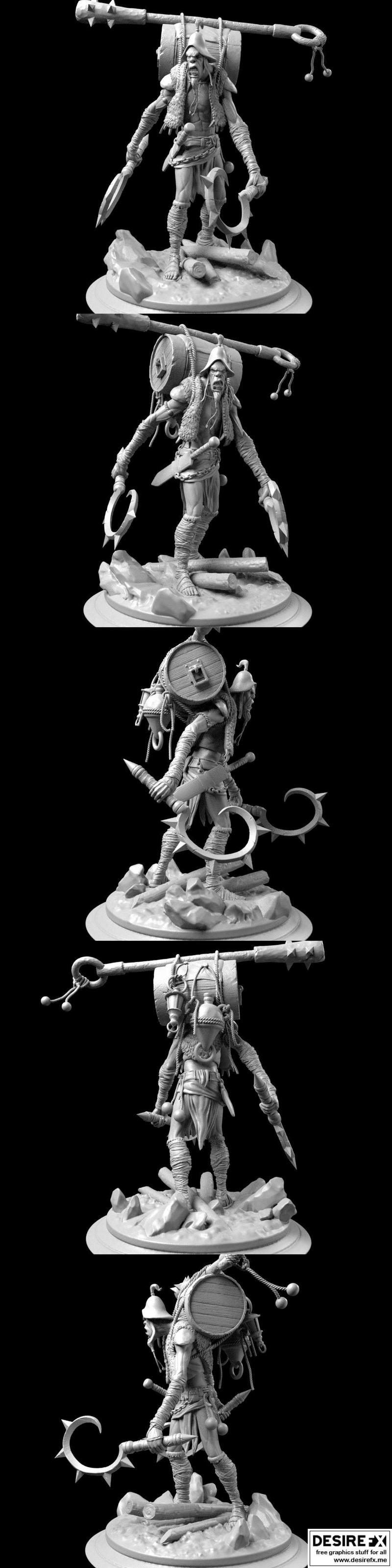 Desire FX 3d models | Giant warrior Carrier 3D print model