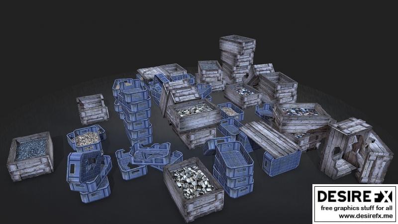 Desire FX 3d models | Boxes props 3d