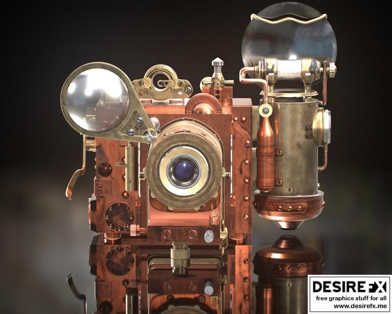 Desire FX 3d models | Steam Punk Camera